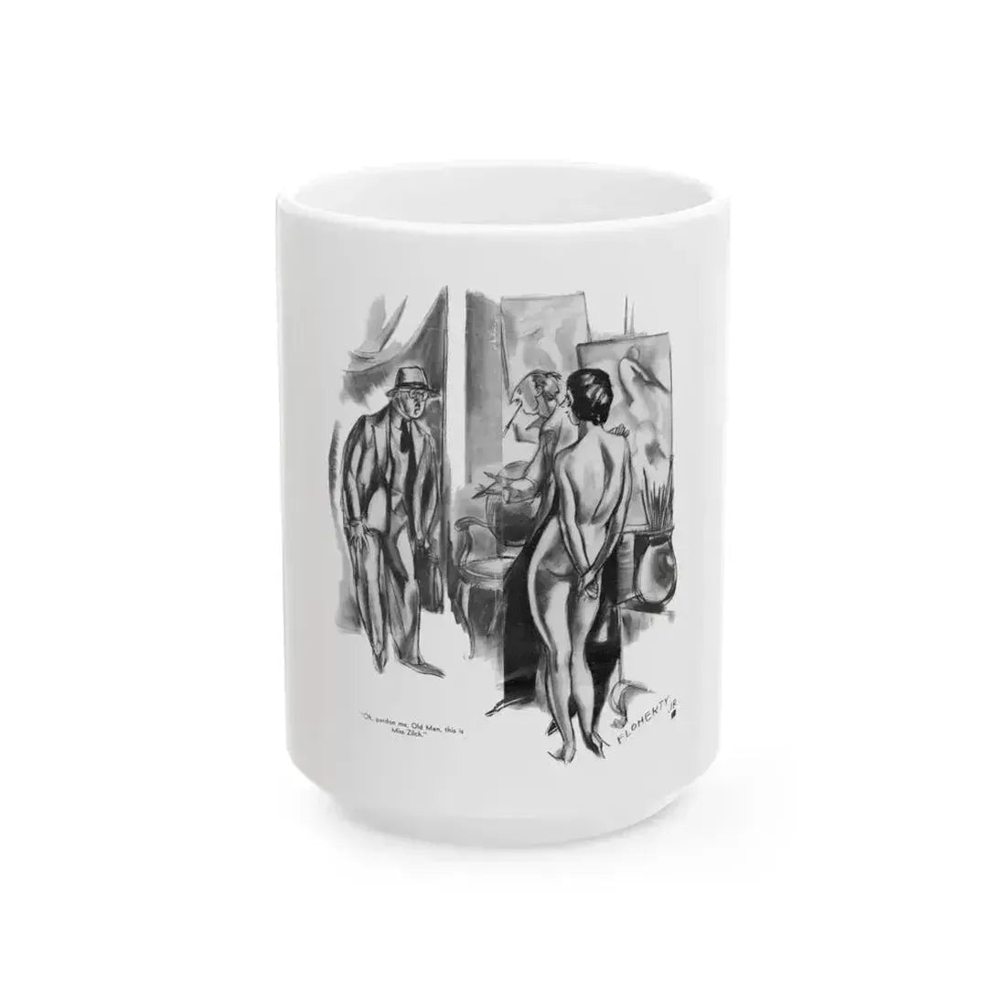 Ballyhoo 1931-08 Image 018 - White Coffee Mug 15oz - Go Mug Yourself