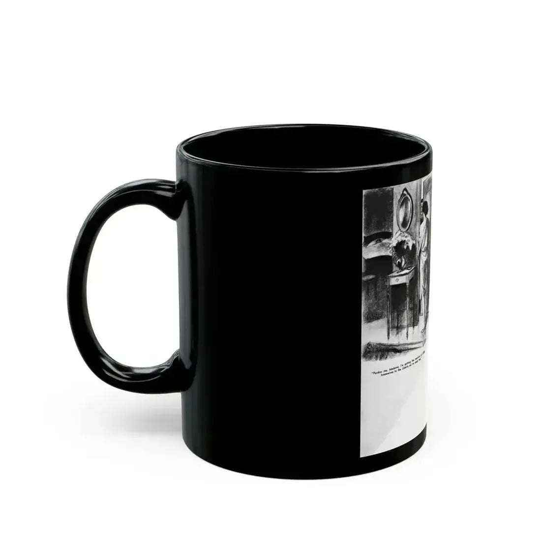 Ballyhoo 1932-03 Image 010-011 - Black Coffee Mug - Go Mug Yourself