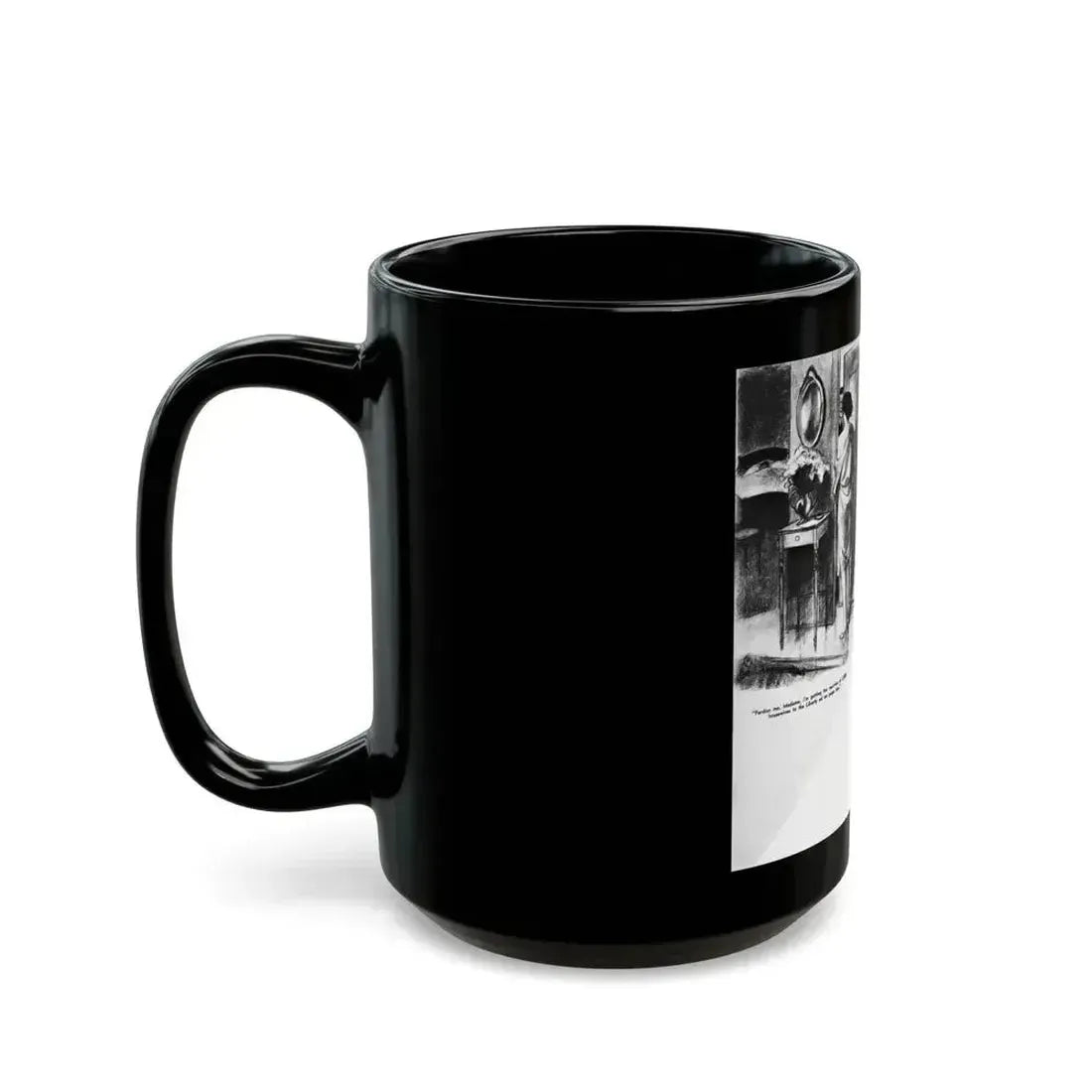 Ballyhoo 1932-03 Image 010-011 - Black Coffee Mug - Go Mug Yourself