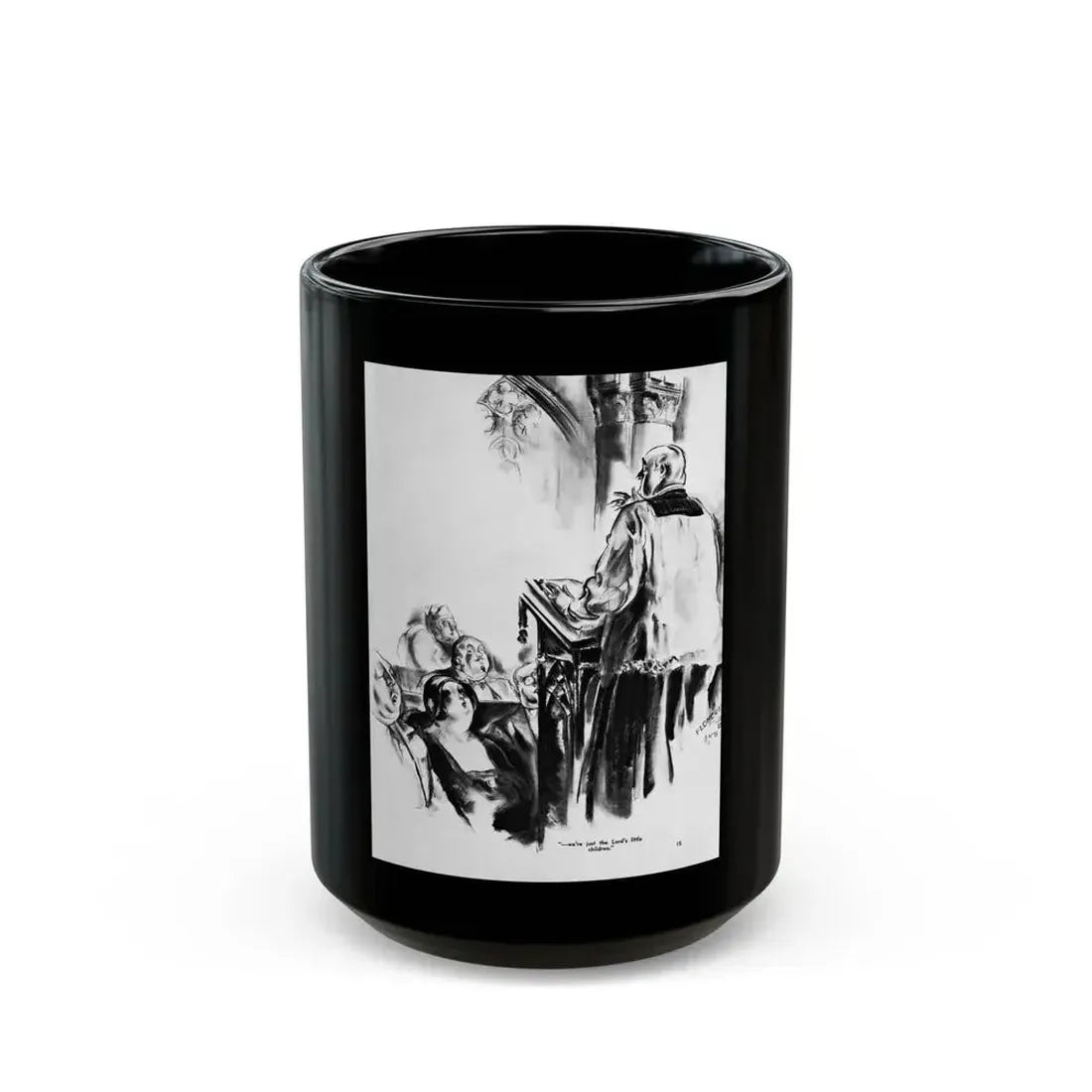 Ballyhoo 1932-03 Image 015 - Black Coffee Mug 15oz - Go Mug Yourself