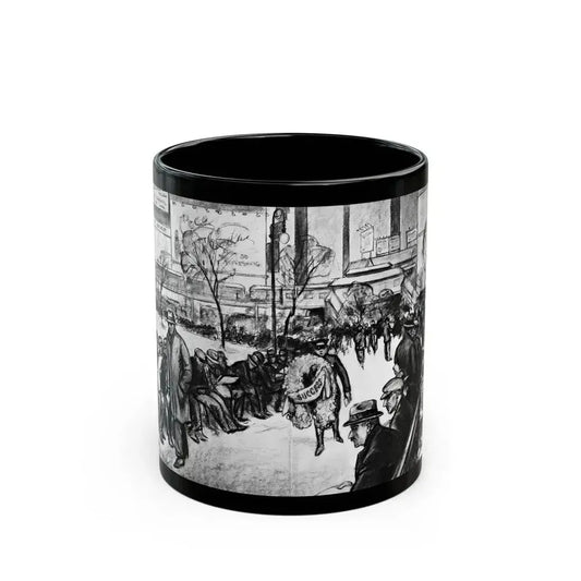 Ballyhoo 1932-03 Image 024-025 - Black Coffee Mug 11oz - Go Mug Yourself