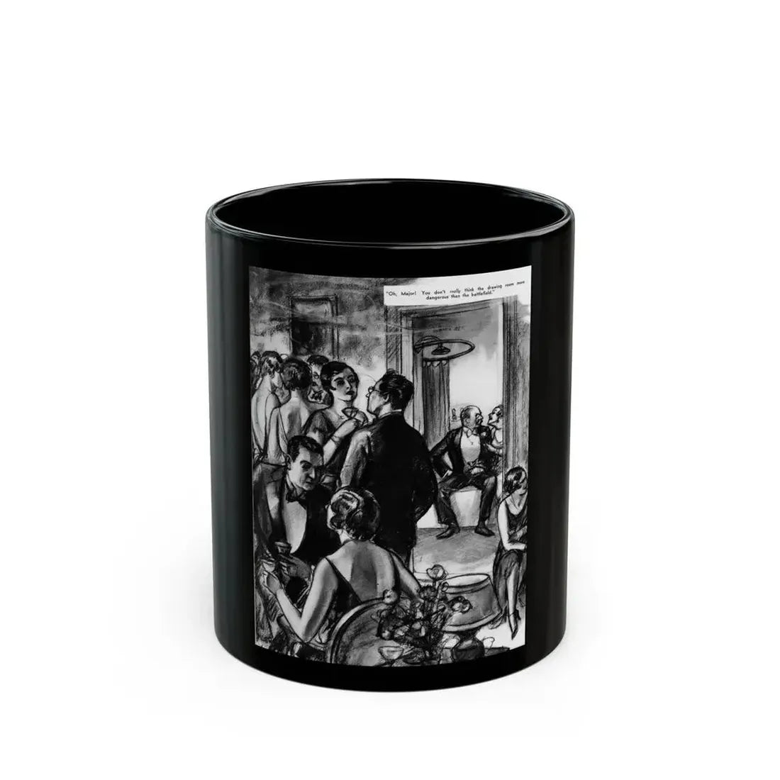 Ballyhoo 1932-06 Image 037 - Black Coffee Mug 11oz - Go Mug Yourself