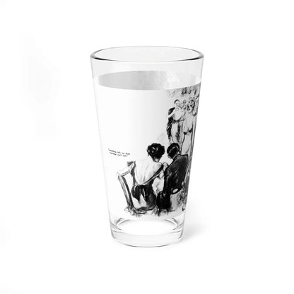 Ballyhoo 1934-01 Image 012-013 (Magazine Illustration) Pint Glass 16oz-Go Mug Yourself