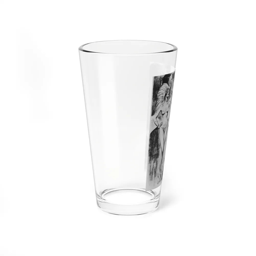 Ballyhoo 1934-01 Image 027 (Magazine Illustration) Pint Glass 16oz-Go Mug Yourself