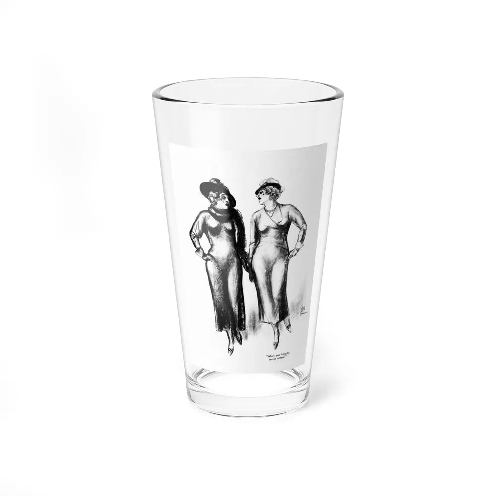 Ballyhoo 1934-02 Image 008-009 (Magazine Illustration) Pint Glass 16oz-16oz-Go Mug Yourself