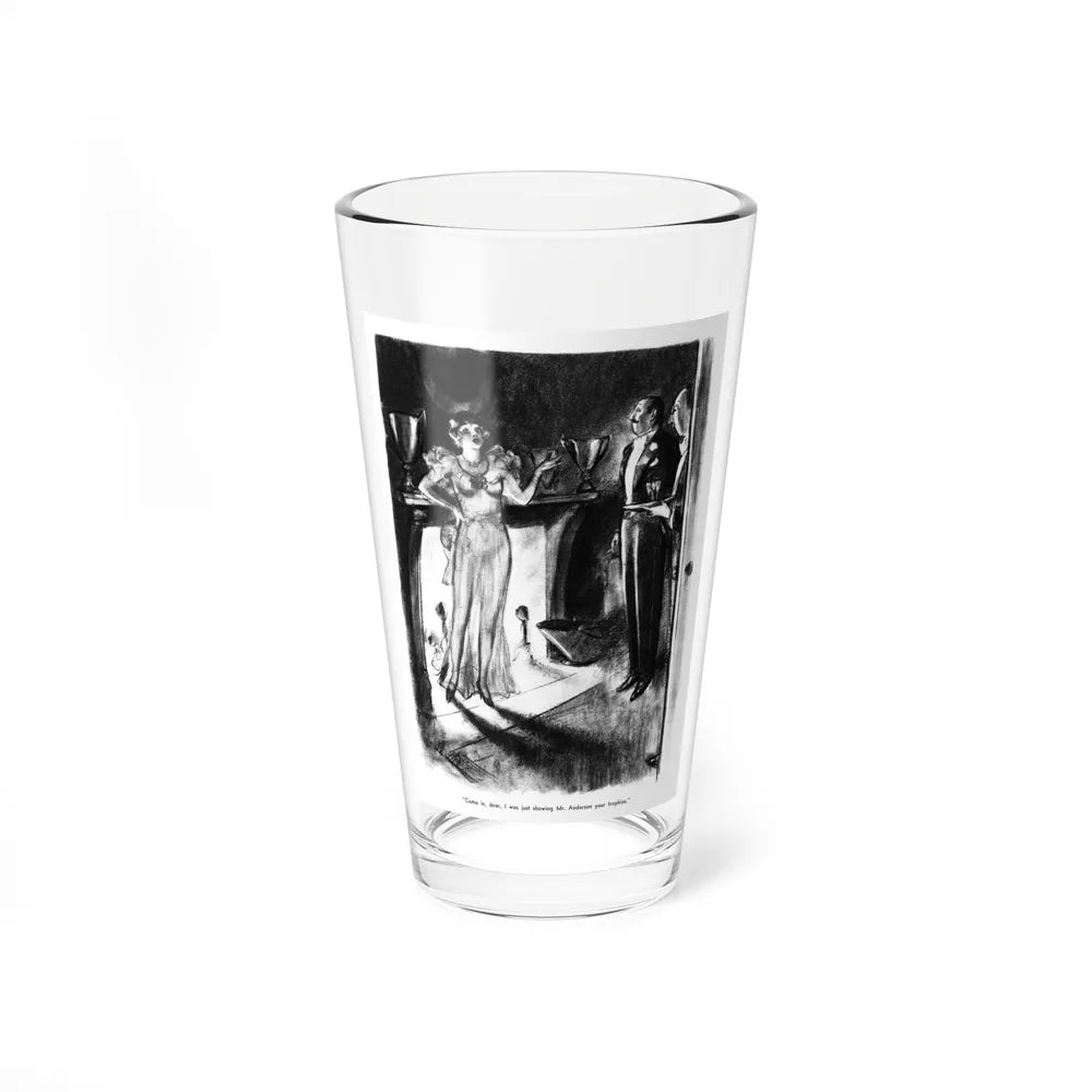 Ballyhoo 1934-03 Image 030 (Magazine Illustration) Pint Glass 16oz-16oz-Go Mug Yourself