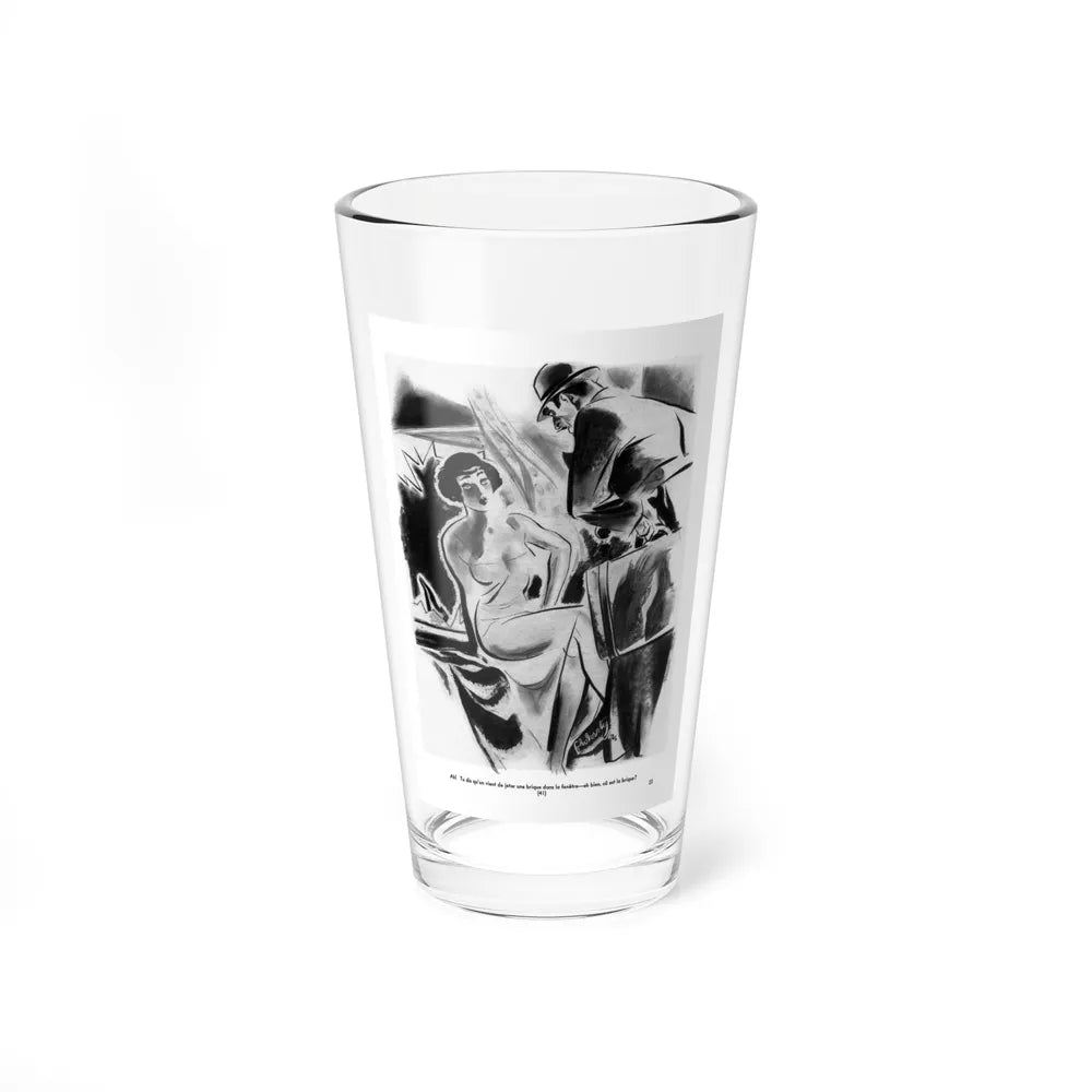 Ballyhoo 1935-02 Image 025 (Magazine Illustration) Pint Glass 16oz-16oz-Go Mug Yourself