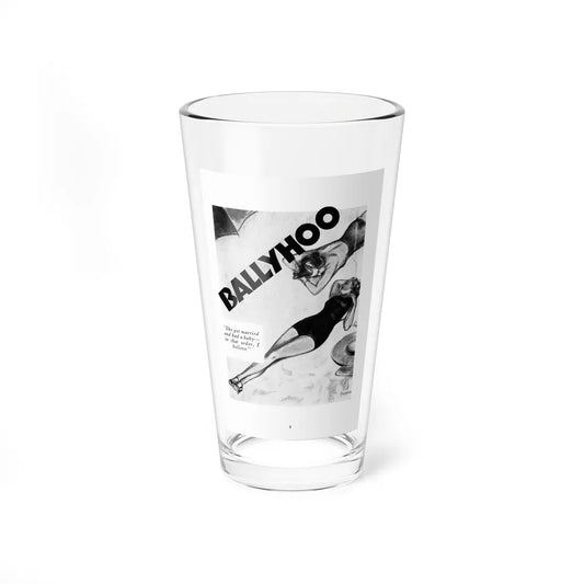 Ballyhoo 1937-10 Image 005 (Magazine Illustration) Pint Glass 16oz-16oz-Go Mug Yourself