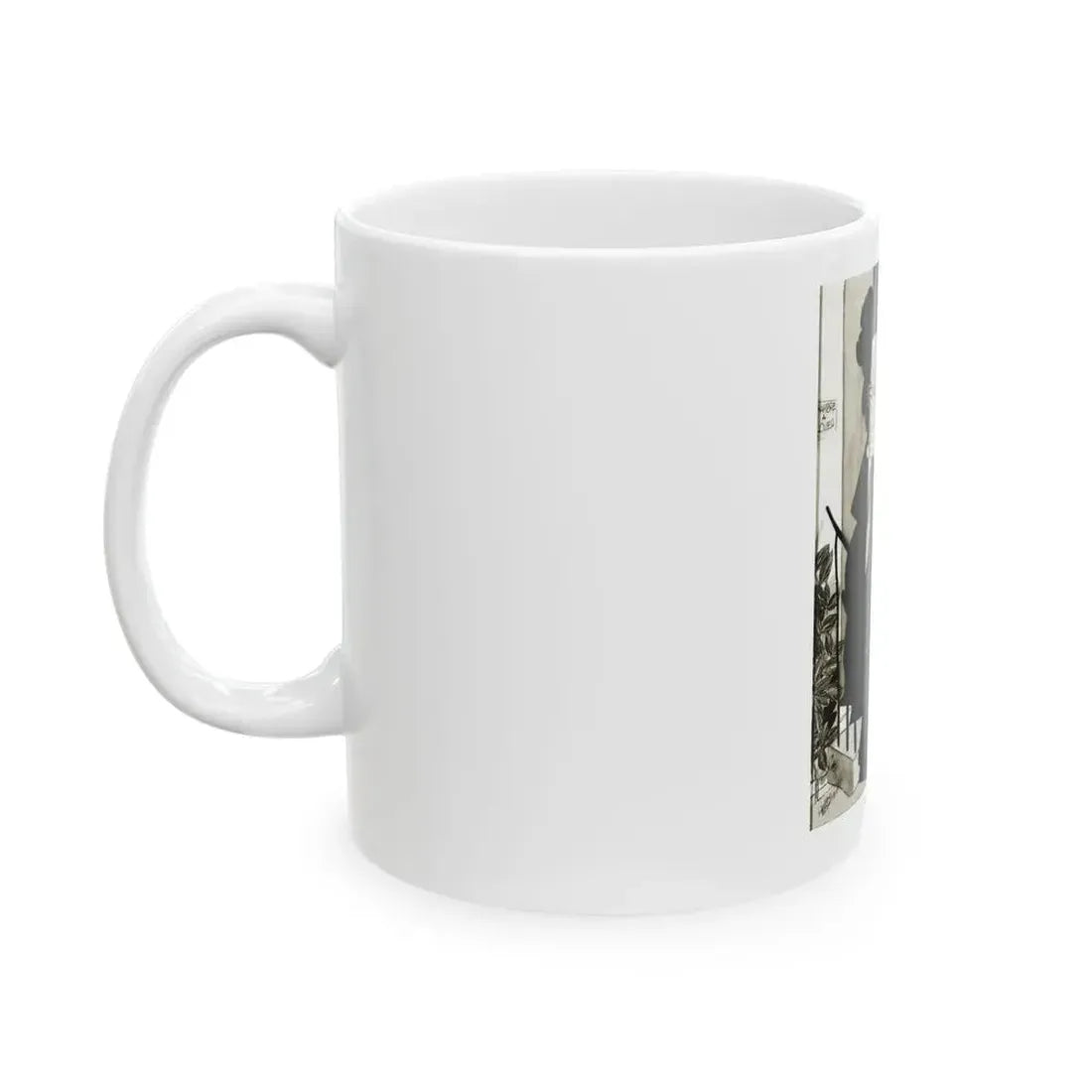 Ballyhoo Magazine Illustration, February 1935 - White Coffee Mug - Go Mug Yourself