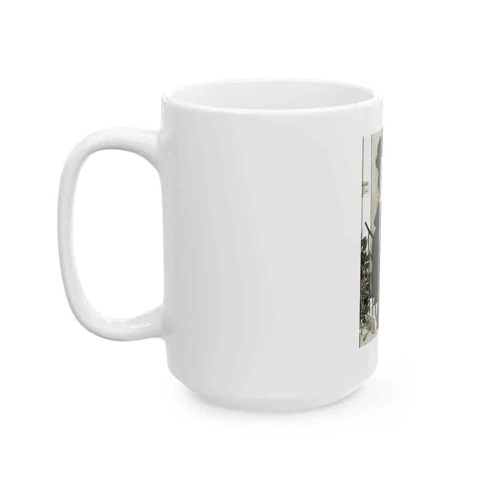 Ballyhoo Magazine Illustration, February 1935 - White Coffee Mug - Go Mug Yourself