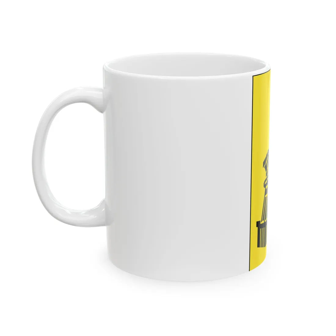 Baltimore Pike marker (Maryland) (Road Sign) White Coffee Mug - Go Mug Yourself