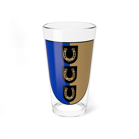 Baltinavas novads COA (Latvia) (Coat of Arms) Pint Glass 16oz 16oz - Go Mug Yourself