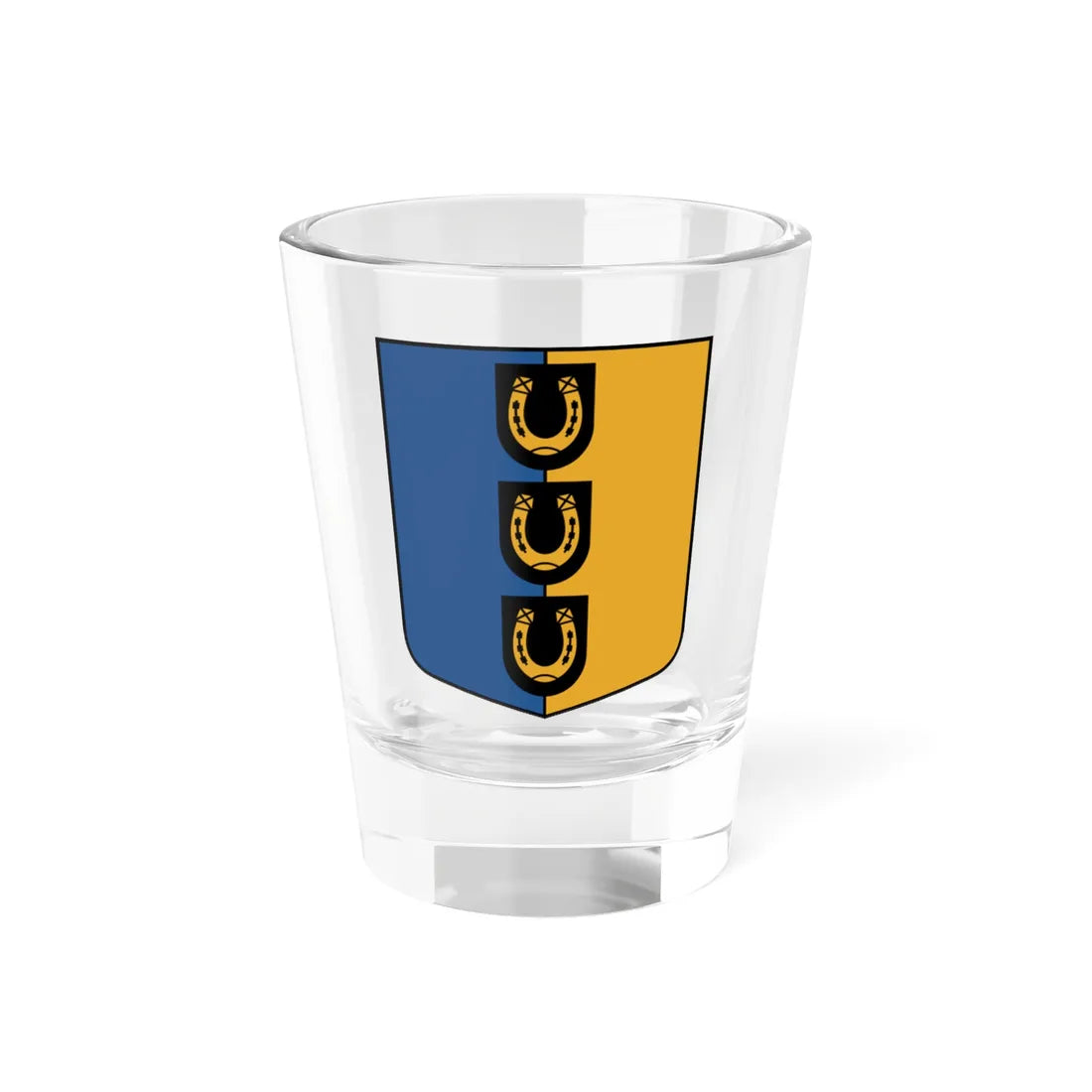 Baltinavas pagasta ģerbonis (Latvia) (Coat of Arms) Shot Glass 1.5oz 1.5oz - Go Mug Yourself