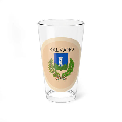 Balvano-Stemma (Italy) (Coat of Arms) Pint Glass 16oz 16oz - Go Mug Yourself