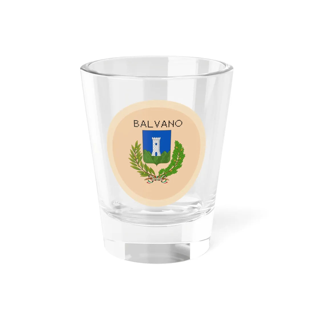 Balvano-Stemma (Italy) (Coat of Arms) Shot Glass 1.5oz 1.5oz - Go Mug Yourself