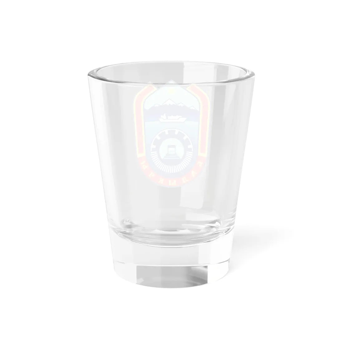 Balykchy coa (Kyrgyzstan) (Coat of Arms) Shot Glass 1.5oz - Go Mug Yourself