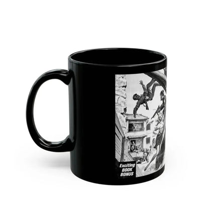 Bamboo Curtain Blonde, For Men Only, February 1966 - Black Coffee Mug - Go Mug Yourself