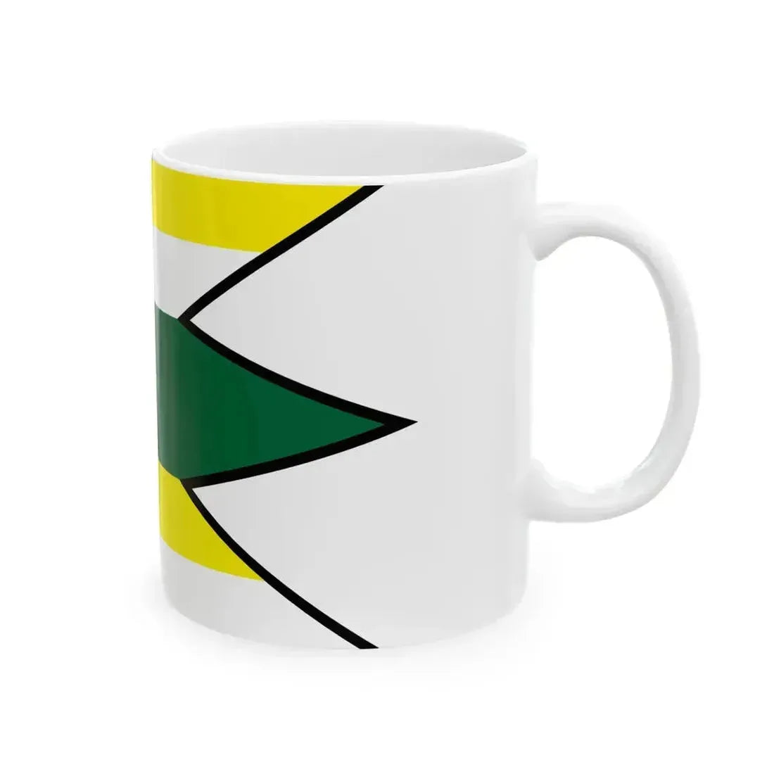 Bana Stropkov Flag (Slovakia) White Coffee Mug - Go Mug Yourself