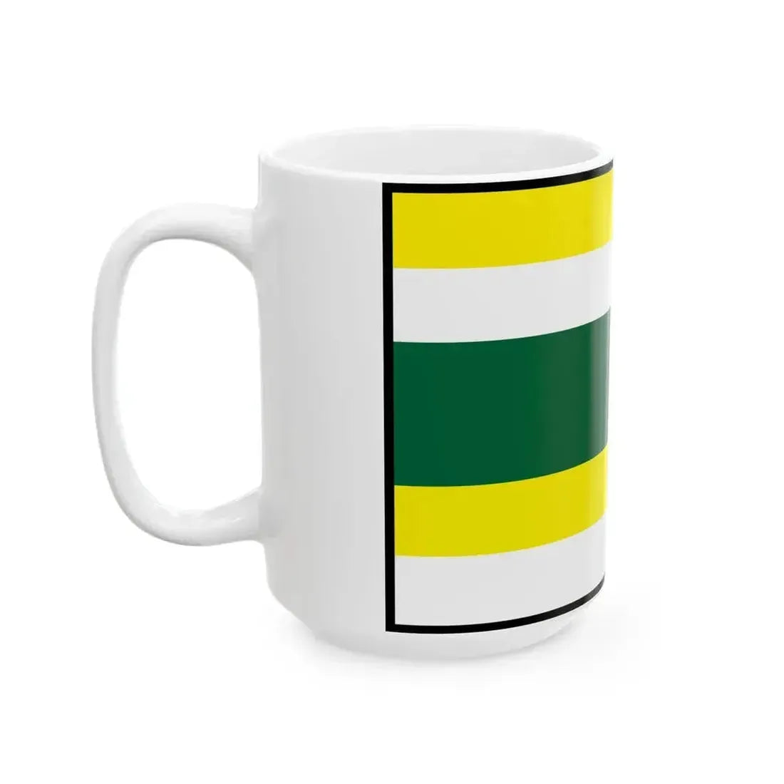 Bana Stropkov Flag (Slovakia) White Coffee Mug - Go Mug Yourself