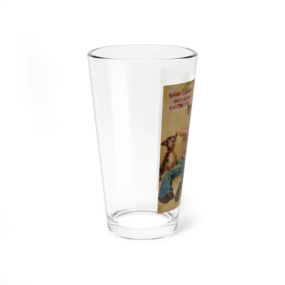 Band Concert, Sunday Supplement to the Toronto Star Weekly cover, June 29, 1946 (Magazine Illustration) Pint Glass 16oz-Go Mug Yourself