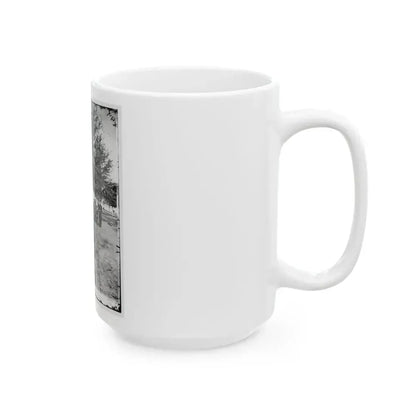 Band Group Seated Behind Their Instruments(2) (U.S. Civil War) White Coffee Mug - Go Mug Yourself