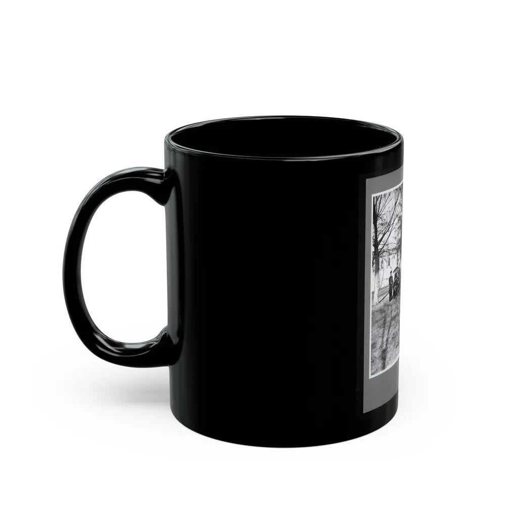 Band Group Seated Behind Their Instruments (U.S. Civil War) Black Coffee Mug-Go Mug Yourself