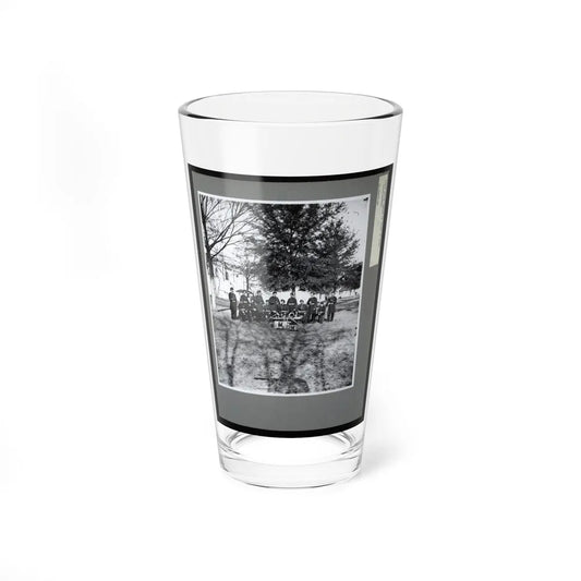 Band Group Seated Behind Their Instruments (U.S. Civil War) Pint Glass 16oz-16oz-Go Mug Yourself