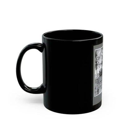 Band Group Seated Behind Their Instruments (U.S. Civil War) Black Coffee Mug - Go Mug Yourself