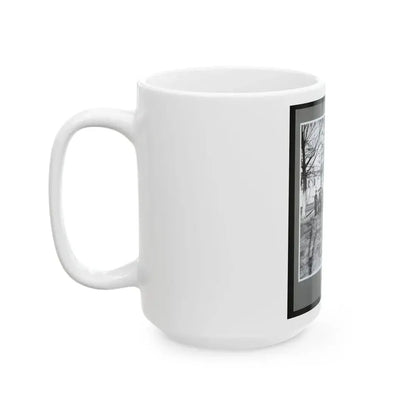 Band Group Seated Behind Their Instruments (U.S. Civil War) White Coffee Mug - Go Mug Yourself