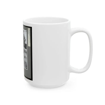 Band Group Seated Behind Their Instruments (U.S. Civil War) White Coffee Mug - Go Mug Yourself
