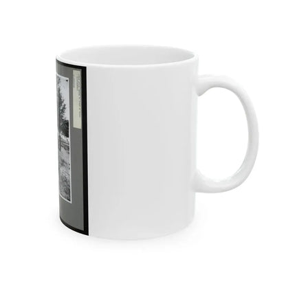 Band Group Seated Behind Their Instruments (U.S. Civil War) White Coffee Mug - Go Mug Yourself