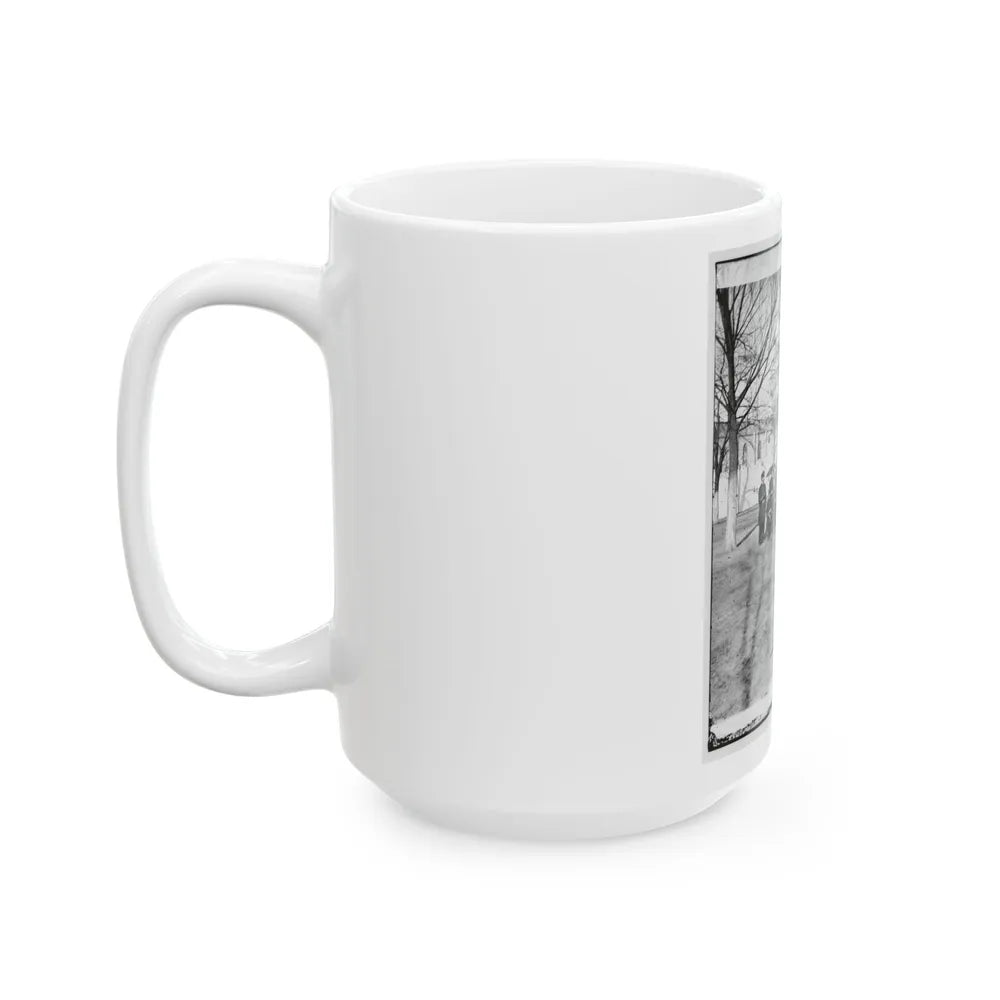 Band Group Seated Behind Their Instruments(2) (U.S. Civil War) White Coffee Mug-Go Mug Yourself