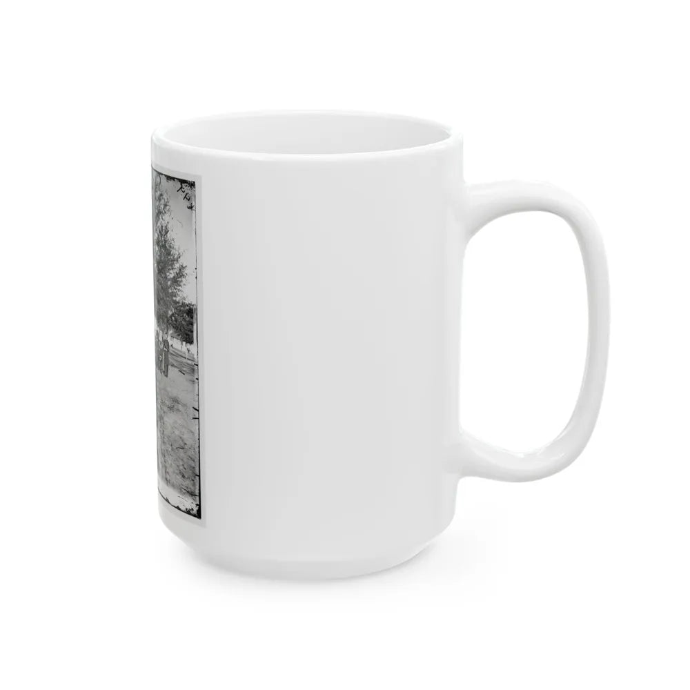 Band Group Seated Behind Their Instruments(2) (U.S. Civil War) White Coffee Mug-Go Mug Yourself