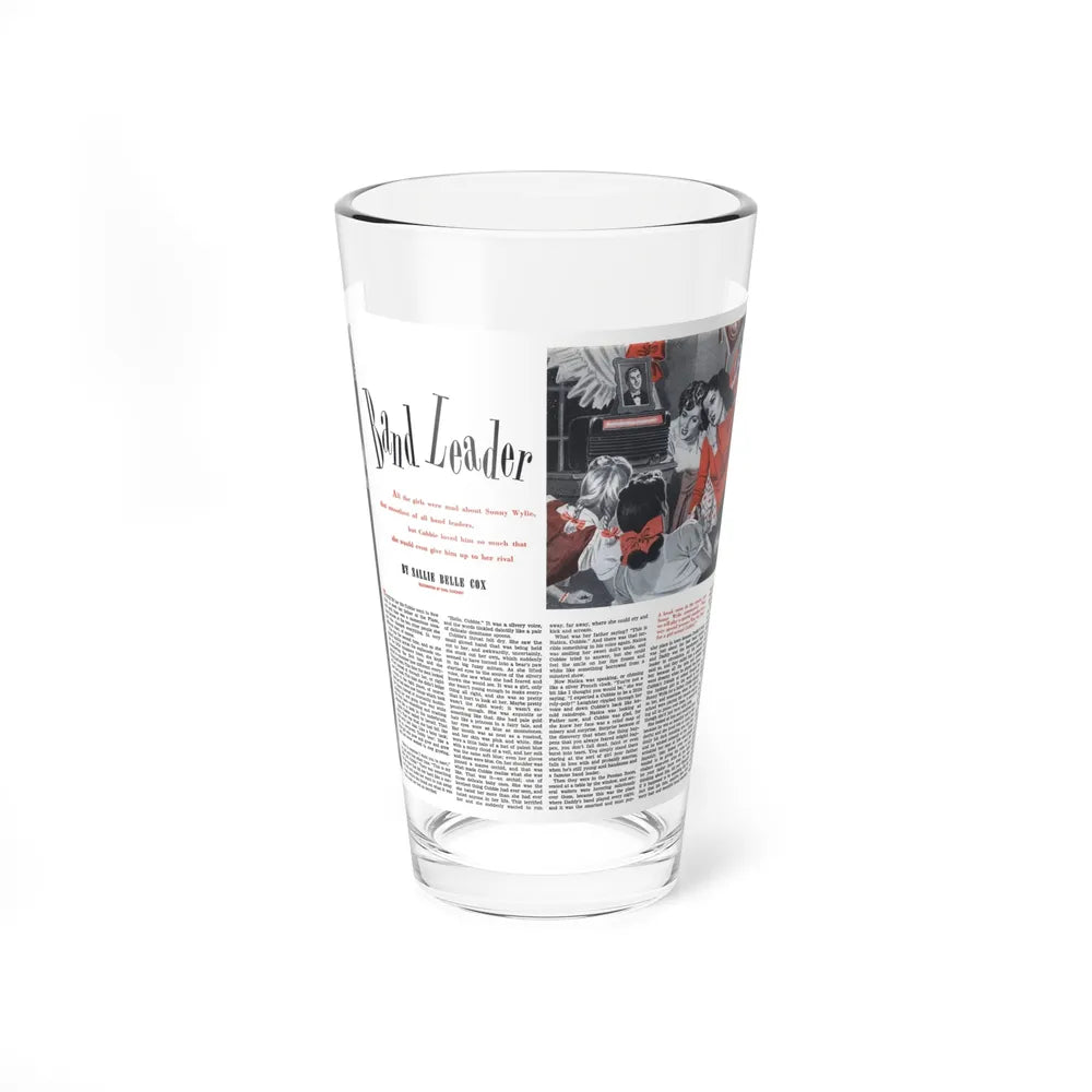 Band Leader, Cosmopolitan, January 1944 (Magazine Illustration) Pint Glass 16oz-16oz-Go Mug Yourself