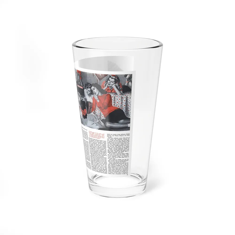 Band Leader, Cosmopolitan, January 1944 (Magazine Illustration) Pint Glass 16oz-Go Mug Yourself