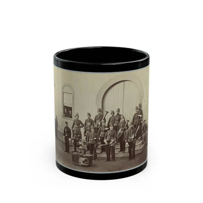 Band Of 10th Veteran Reserve Corps, Washington, D.C., April, 1865 (U.S. Civil War) Black Coffee Mug 11oz - Go Mug Yourself