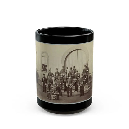 Band Of 10th Veteran Reserve Corps, Washington, D.C., April, 1865 (U.S. Civil War) Black Coffee Mug 15oz - Go Mug Yourself