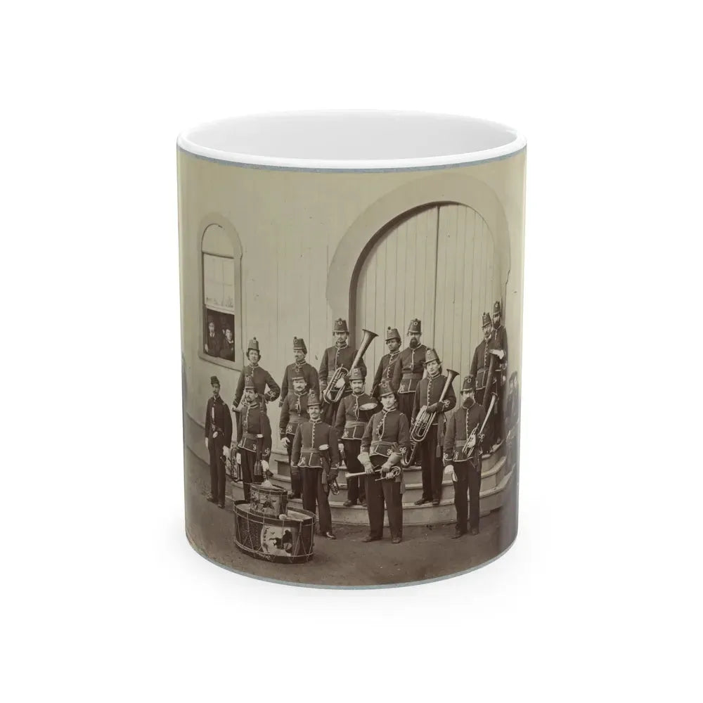 Band Of 10th Veteran Reserve Corps, Washington, D.C., April, 1865 (U.S. Civil War) White Coffee Mug 11oz - Go Mug Yourself