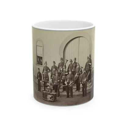 Band Of 10th Veteran Reserve Corps, Washington, D.C., April, 1865 (U.S. Civil War) White Coffee Mug 11oz - Go Mug Yourself
