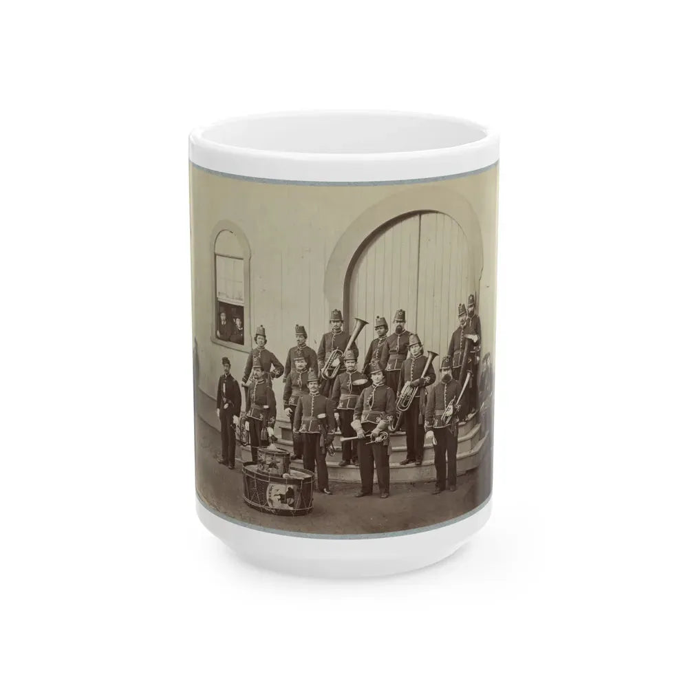 Band Of 10th Veteran Reserve Corps, Washington, D.C., April, 1865 (U.S. Civil War) White Coffee Mug 15oz - Go Mug Yourself