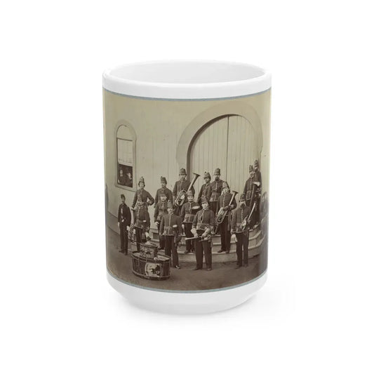 Band Of 10th Veteran Reserve Corps, Washington, D.C., April, 1865 (U.S. Civil War) White Coffee Mug 15oz - Go Mug Yourself