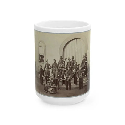 Band Of 10th Veteran Reserve Corps, Washington, D.C., April, 1865 (U.S. Civil War) White Coffee Mug 15oz - Go Mug Yourself