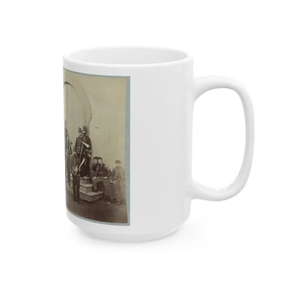 Band Of 10th Veteran Reserve Corps, Washington, D.C., April, 1865 (U.S. Civil War) White Coffee Mug - Go Mug Yourself