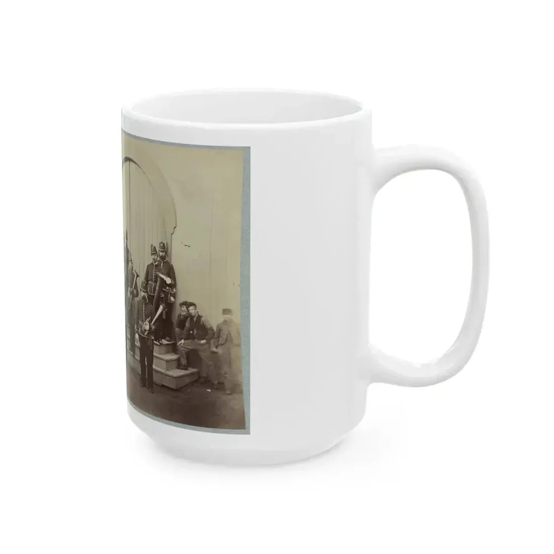 Band Of 10th Veteran Reserve Corps, Washington, D.C., April, 1865 (U.S. Civil War) White Coffee Mug - Go Mug Yourself