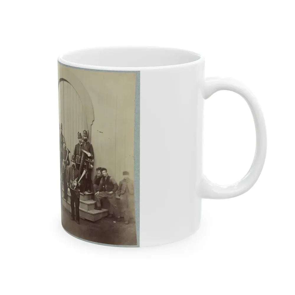 Band Of 10th Veteran Reserve Corps, Washington, D.C., April, 1865 (U.S. Civil War) White Coffee Mug - Go Mug Yourself