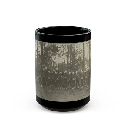 Band Of 114th Pa. Infantry, Brandy Station, Va., Apr. 1864 (U.S. Civil War) Black Coffee Mug 15oz - Go Mug Yourself
