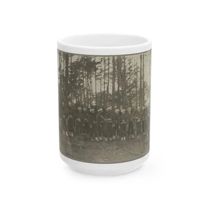 Band Of 114th Pa. Infantry, Brandy Station, Va., Apr. 1864 (U.S. Civil War) White Coffee Mug 15oz - Go Mug Yourself