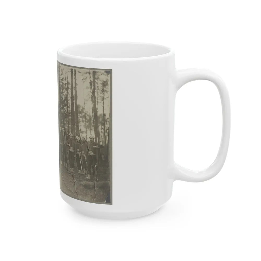 Band Of 114th Pa. Infantry, Brandy Station, Va., Apr. 1864 (U.S. Civil War) White Coffee Mug-Go Mug Yourself