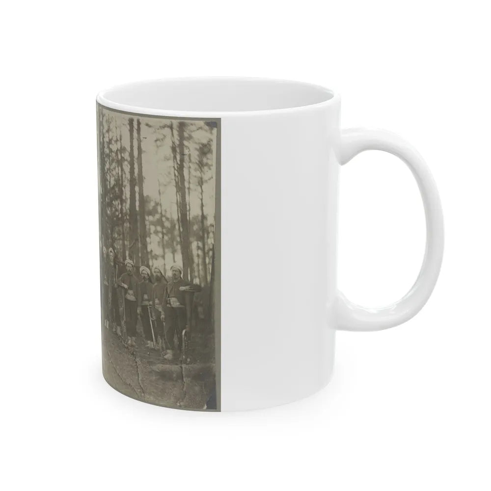 Band Of 114th Pa. Infantry, Brandy Station, Va., Apr. 1864 (U.S. Civil War) White Coffee Mug-Go Mug Yourself