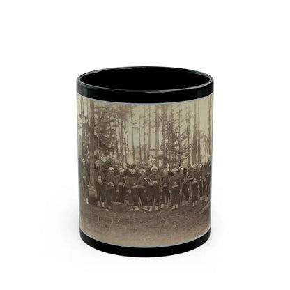 Band Of 114th Pennsylvania Infantry In Front Of Petersburg, Va., August, 1864 (U.S. Civil War) Black Coffee Mug 11oz - Go Mug Yourself